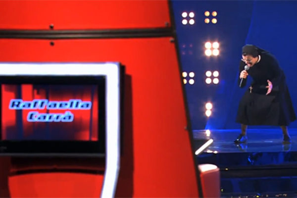 Zakonnica we włoskiej edycji The Voice | fot. YouTube