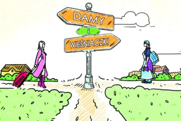 Logo programu "Damy i wieśniaczki.PL"